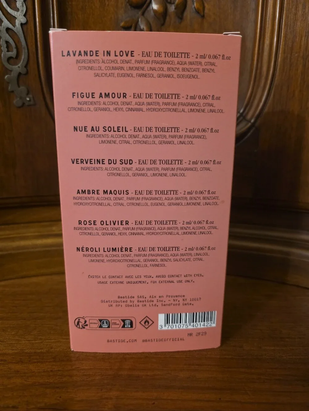 Les Sept Merveilles Fragrance Discovery Set of 7--NIB